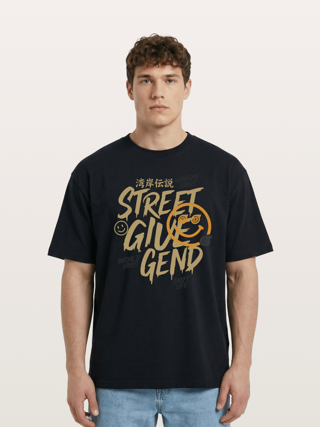 Street Glue Cotton T-shirt