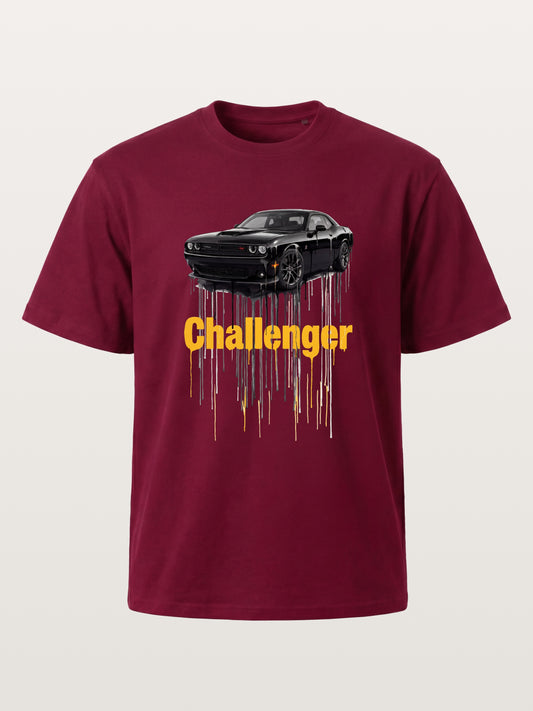 Drip Paint Challenger Poster Gildan T-shirt