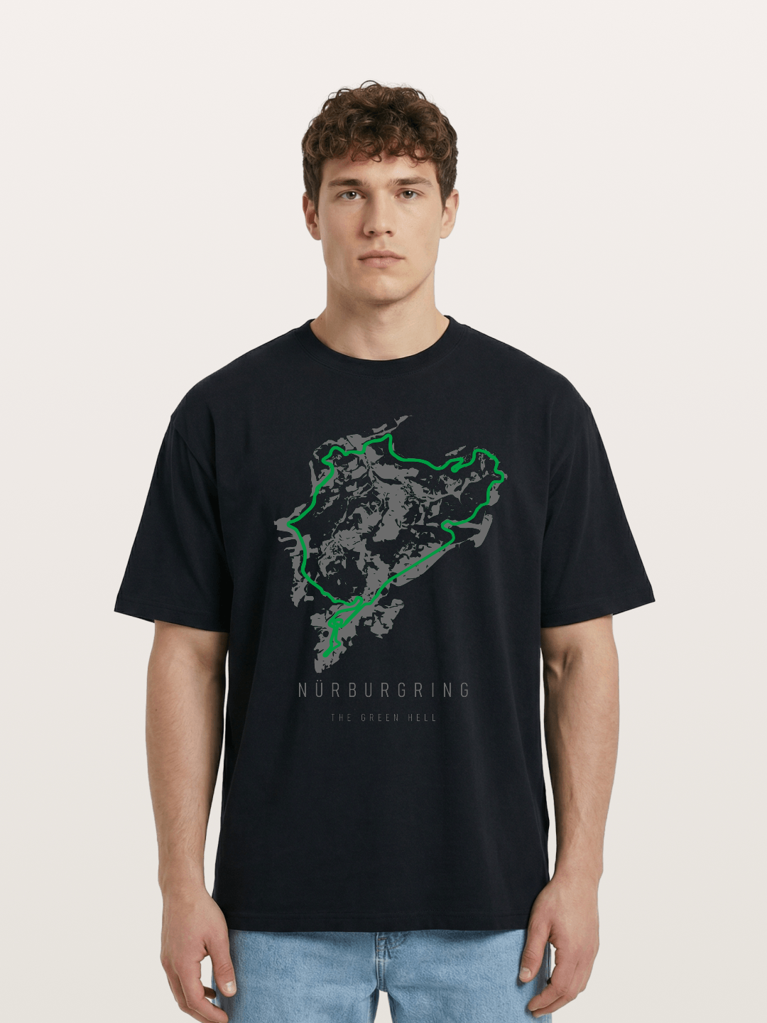 Green Hell Nu?rburgring Track Cotton T-shirt