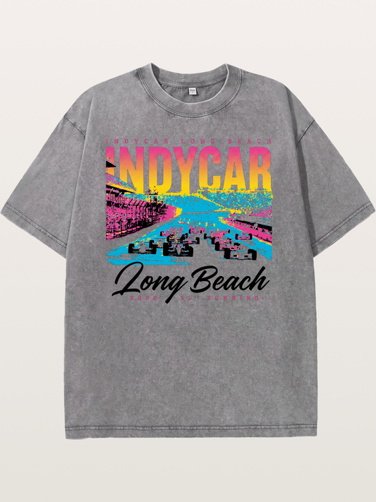 2026 Long Beach 51st IndyCar Washed T-shirt