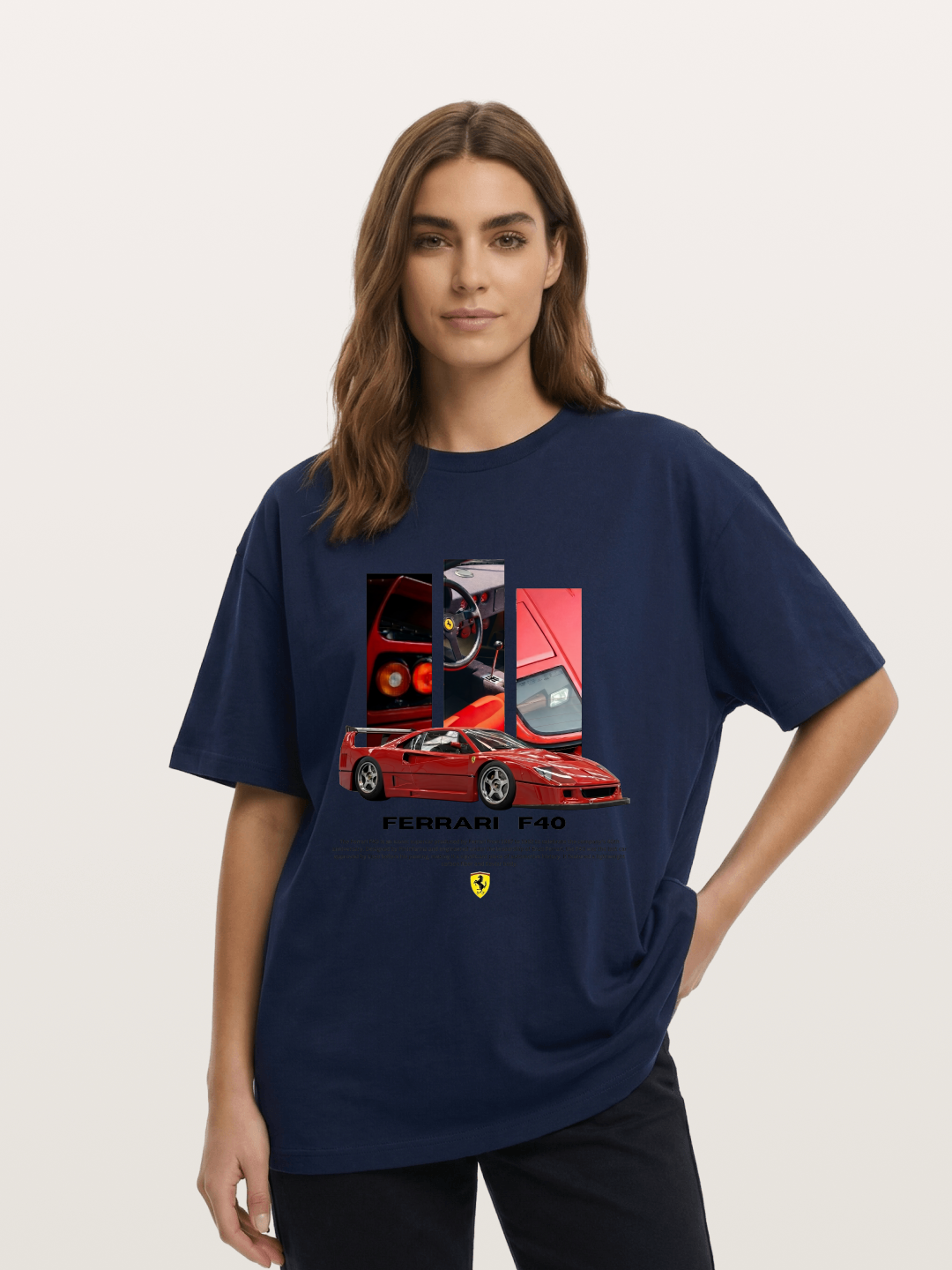 Vertical F40 Cotton T-shirt