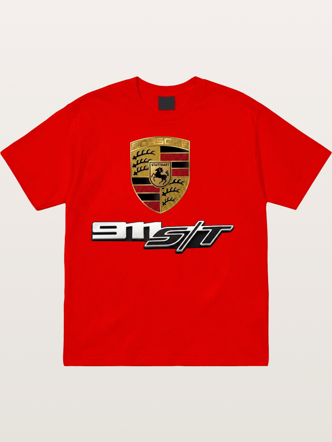 Porsche Crest With 911 ST Cotton T-shirt