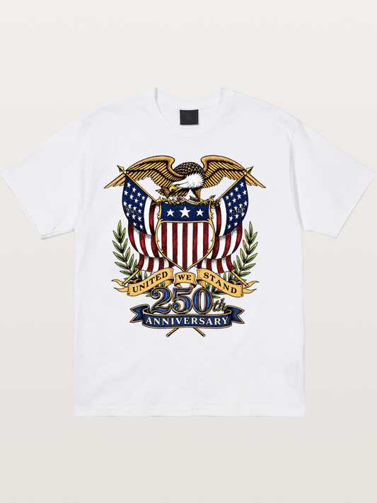 American Eagle Crest Art Cotton T-shirt