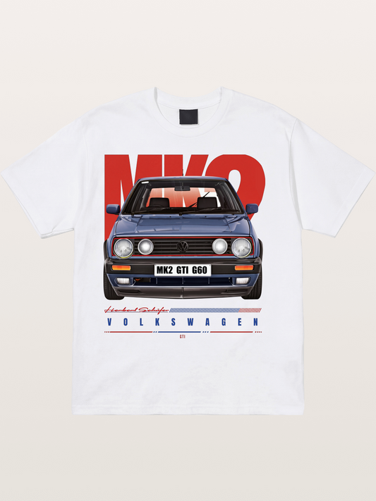 Volkswagen Golf MK2 GTI G60 Cotton T-shirt
