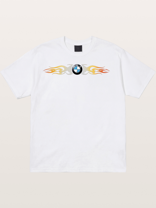 BMW Roundel Flame Stripe Cotton T-shirt