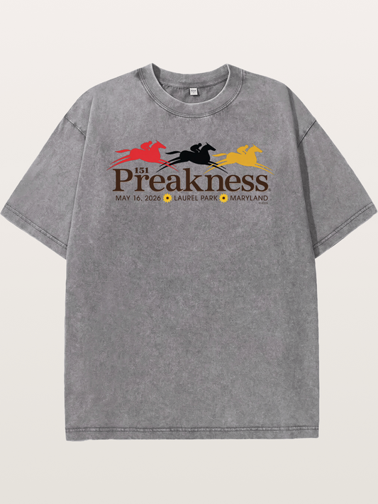 2026 Preakness Stakes Event Graphic Washed T-shirt