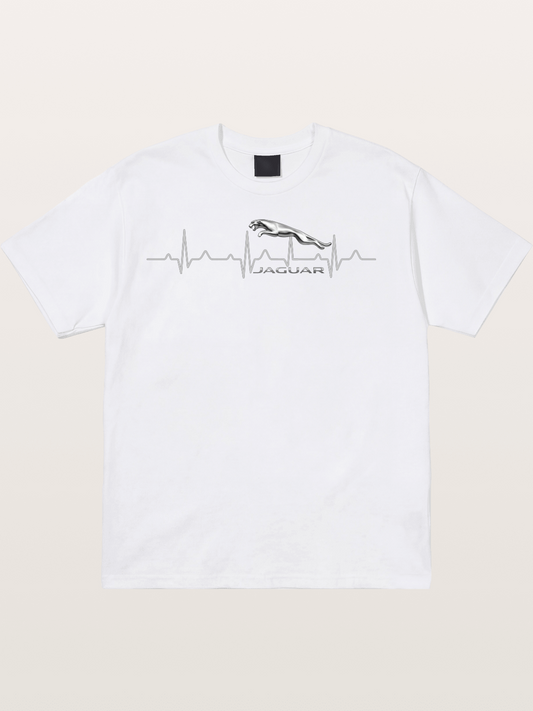 Jaguar Heartbeat Silhouette Cotton T-shirt
