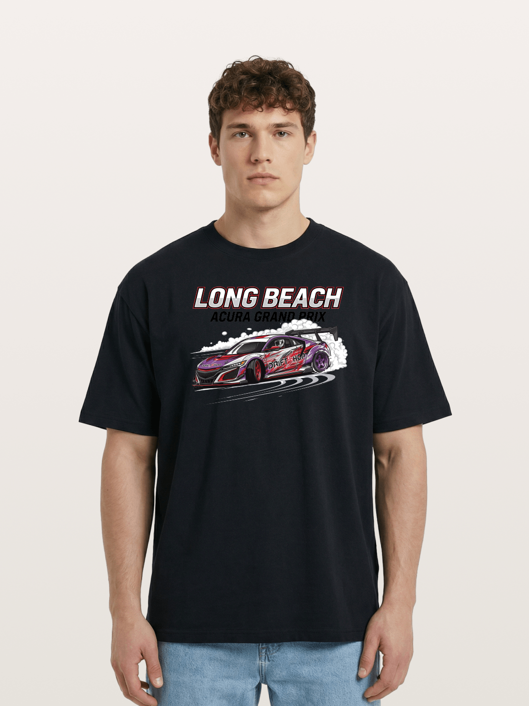 Acura Grand Prix Sportscar Cotton T-shirt