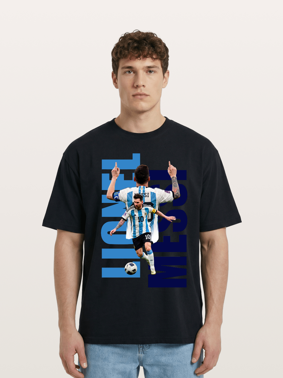 Lionel Messi Argentina 10 Cotton T-shirt