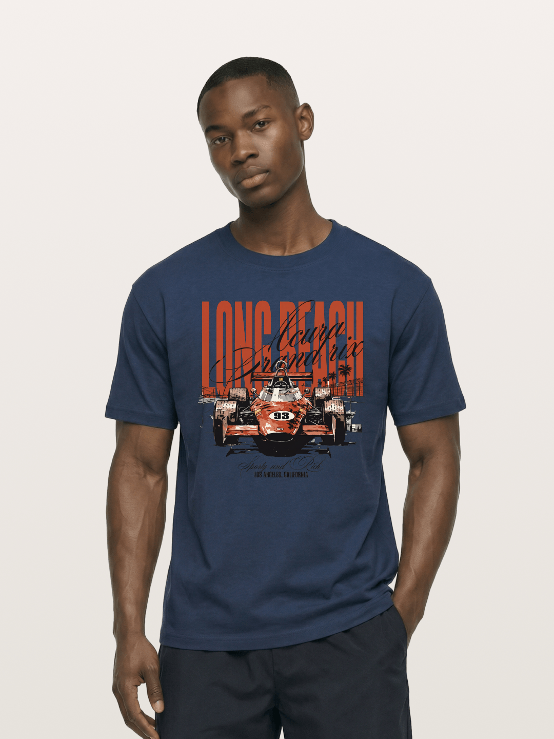 Long Beach Grand Prix Art Cotton T-shirt