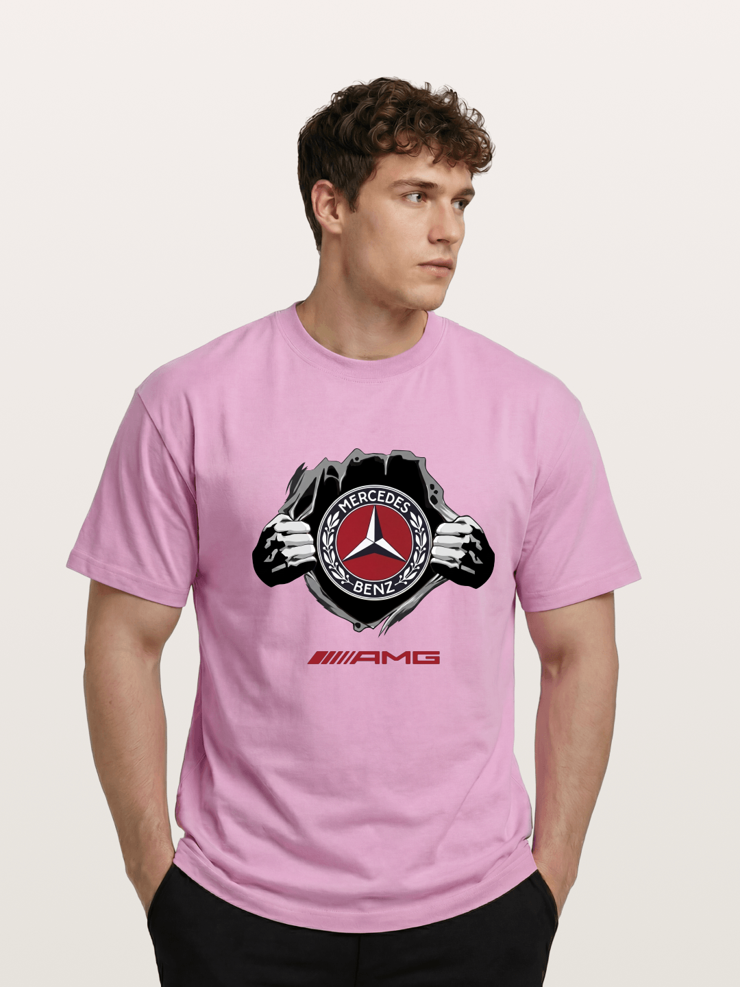 Benz Star Tear Graphic Gildan T-shirt