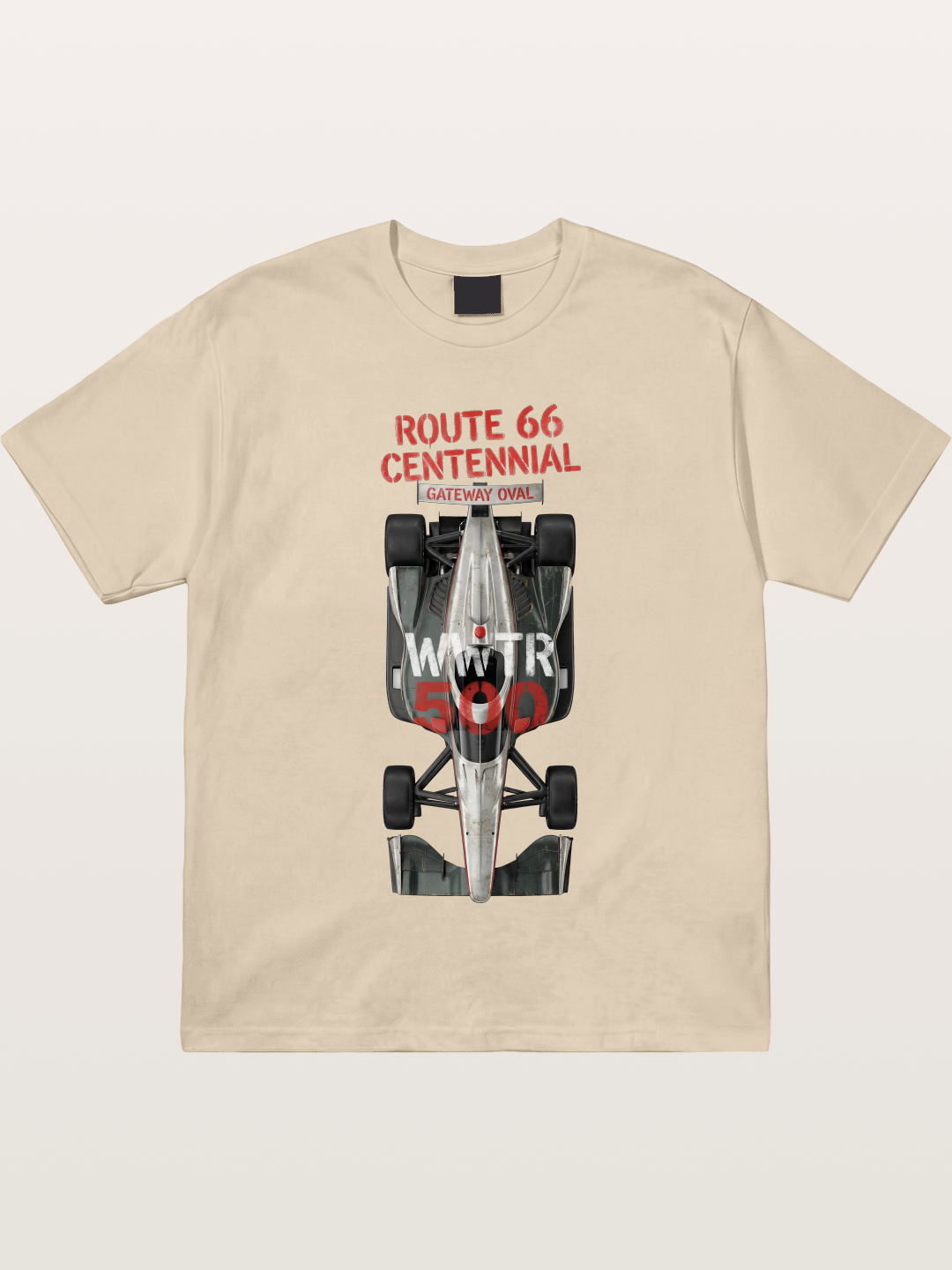 Back View Route66 IndyCar Gildan T-shirt