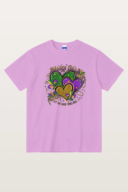 Mardi Gras Hearts T-Shirts