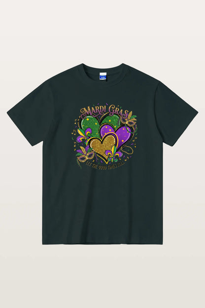 Mardi Gras Hearts T-Shirts