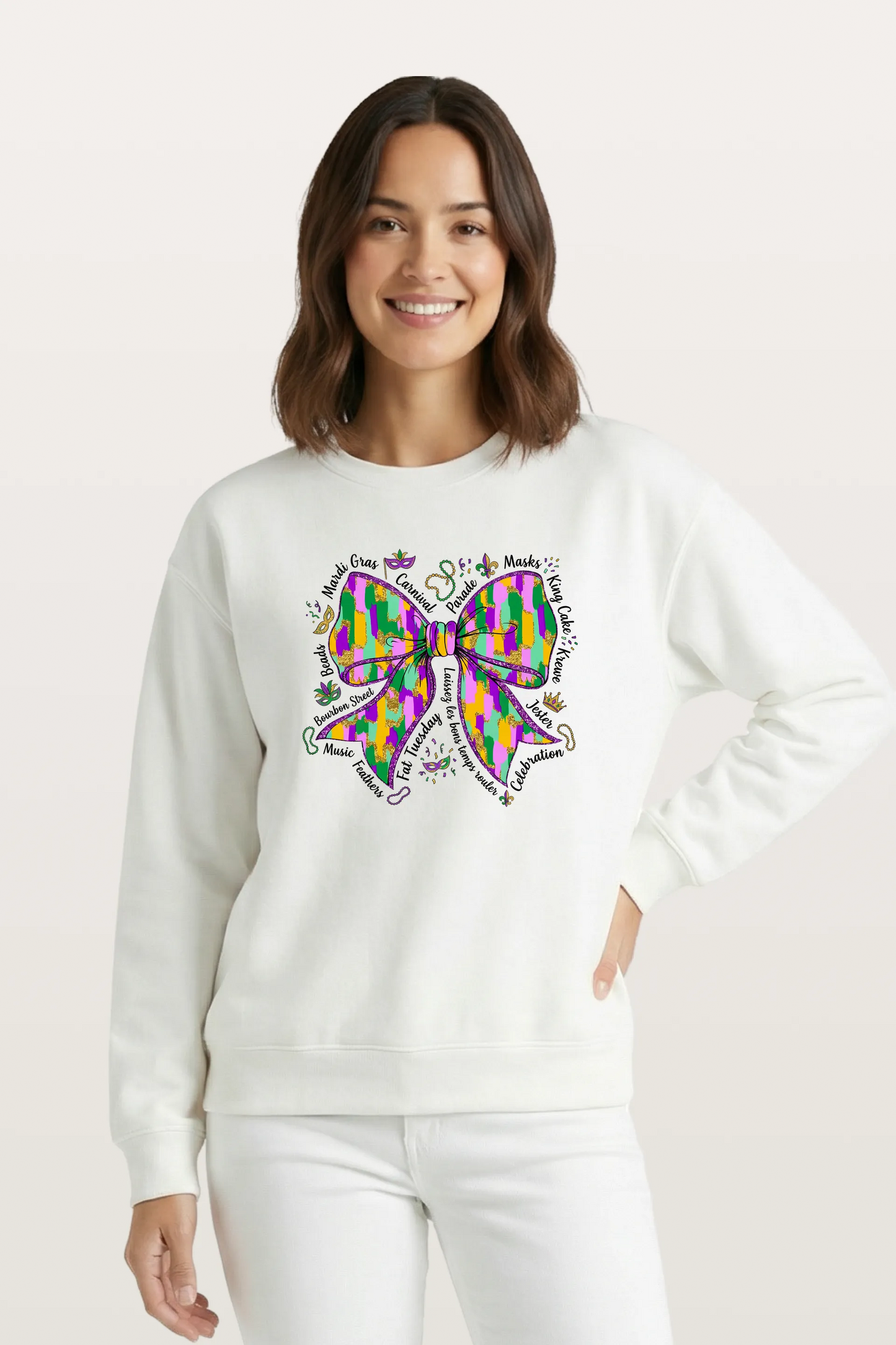 Gras Bow Sweatshirts