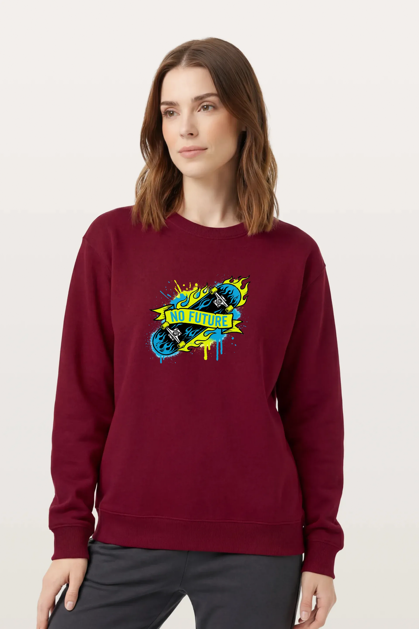 No Future Skater Sweatshirts