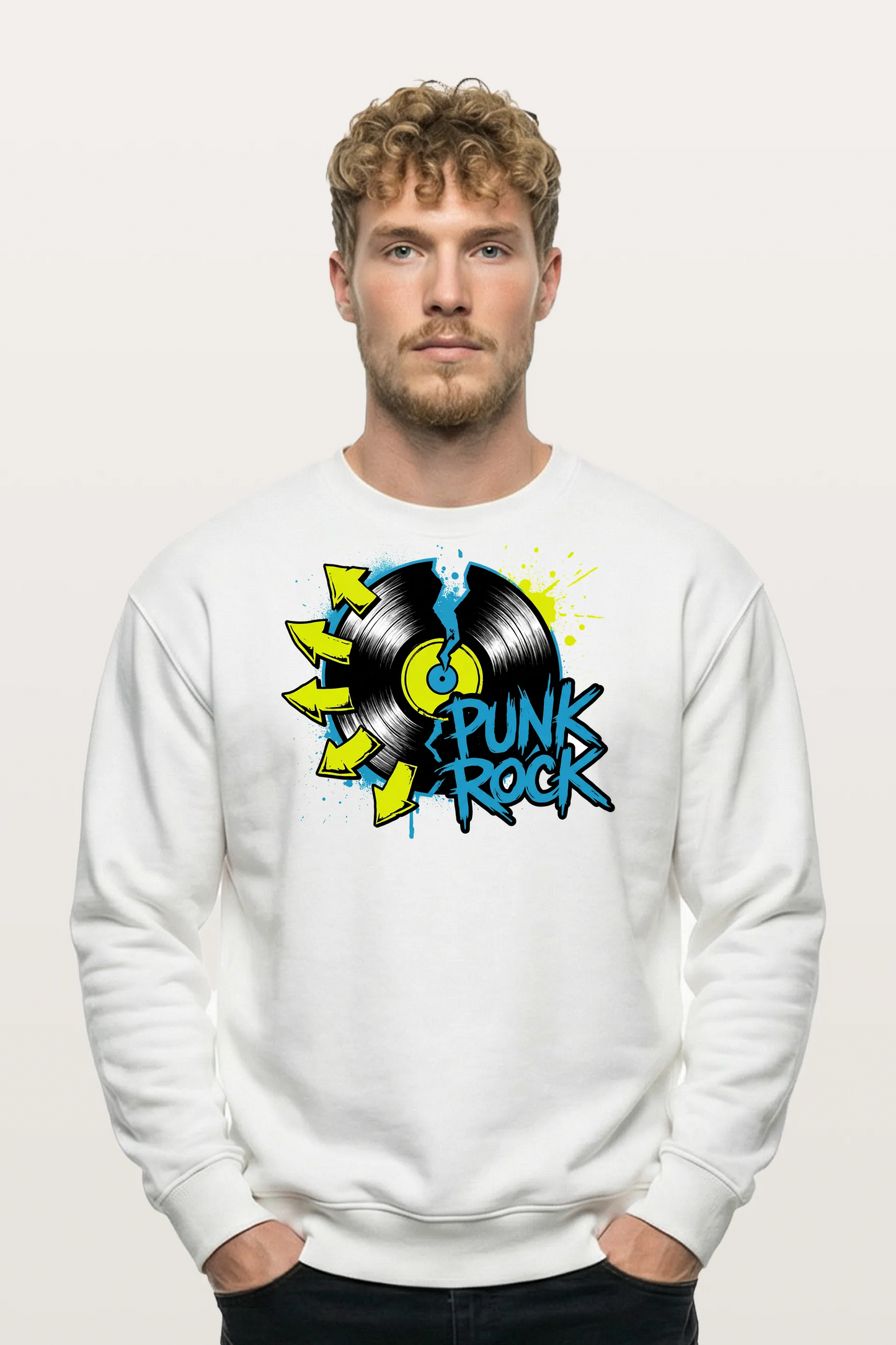 Punk Rock Vinyl Sweatshirts