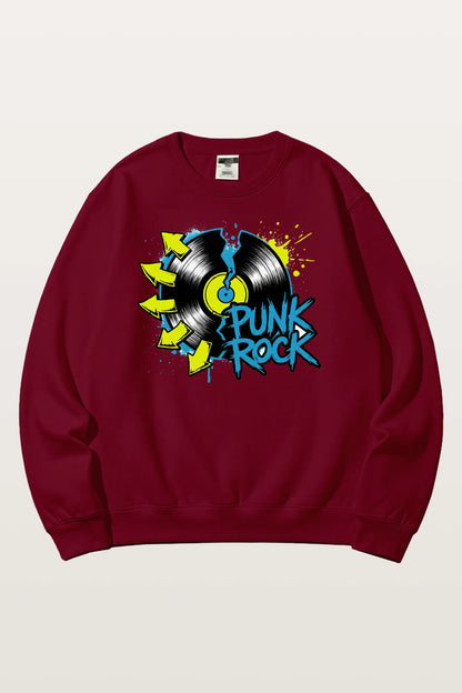 Punk Rock Vinyl Sweatshirts