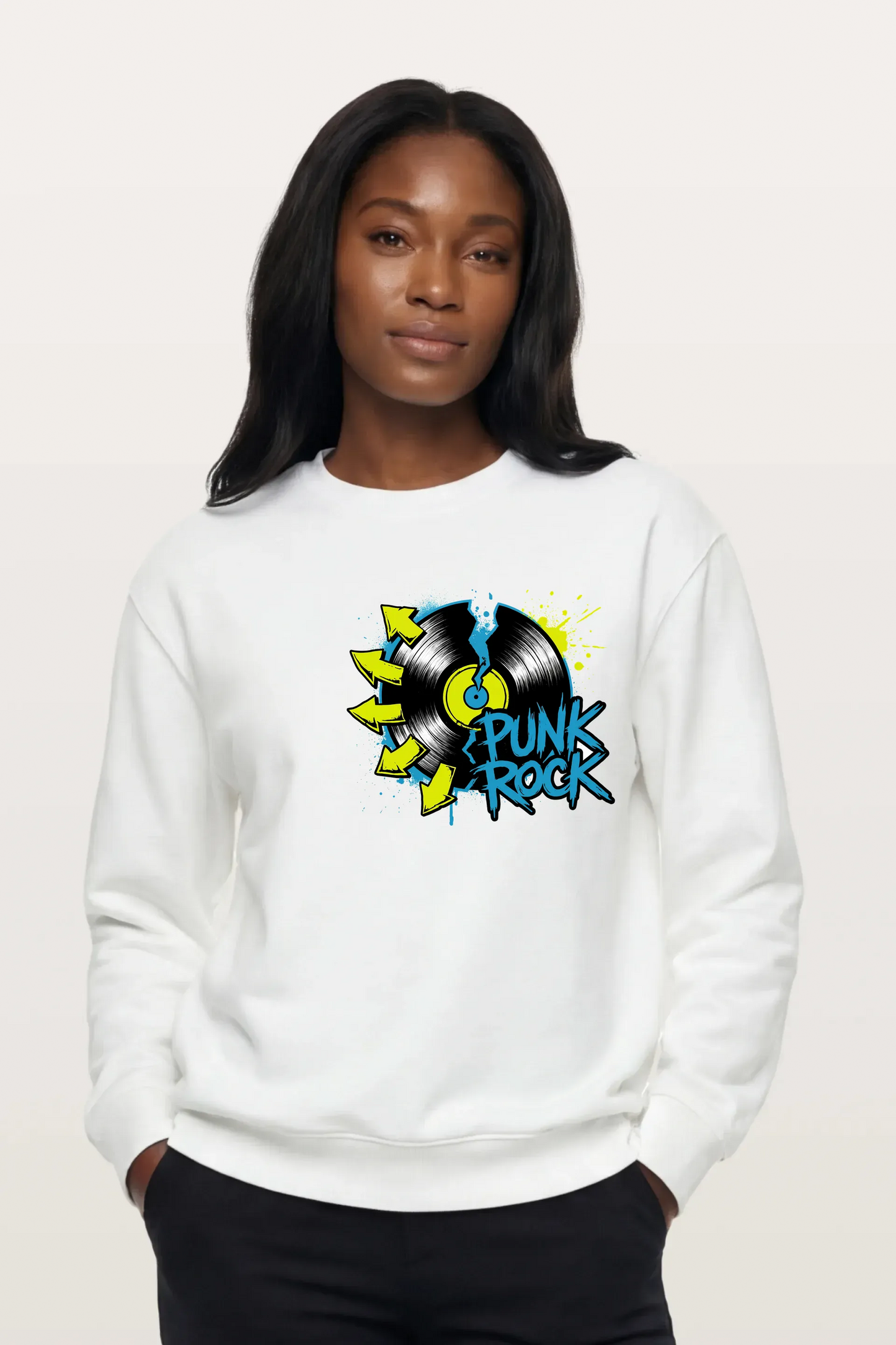 Punk Rock Vinyl Sweatshirts