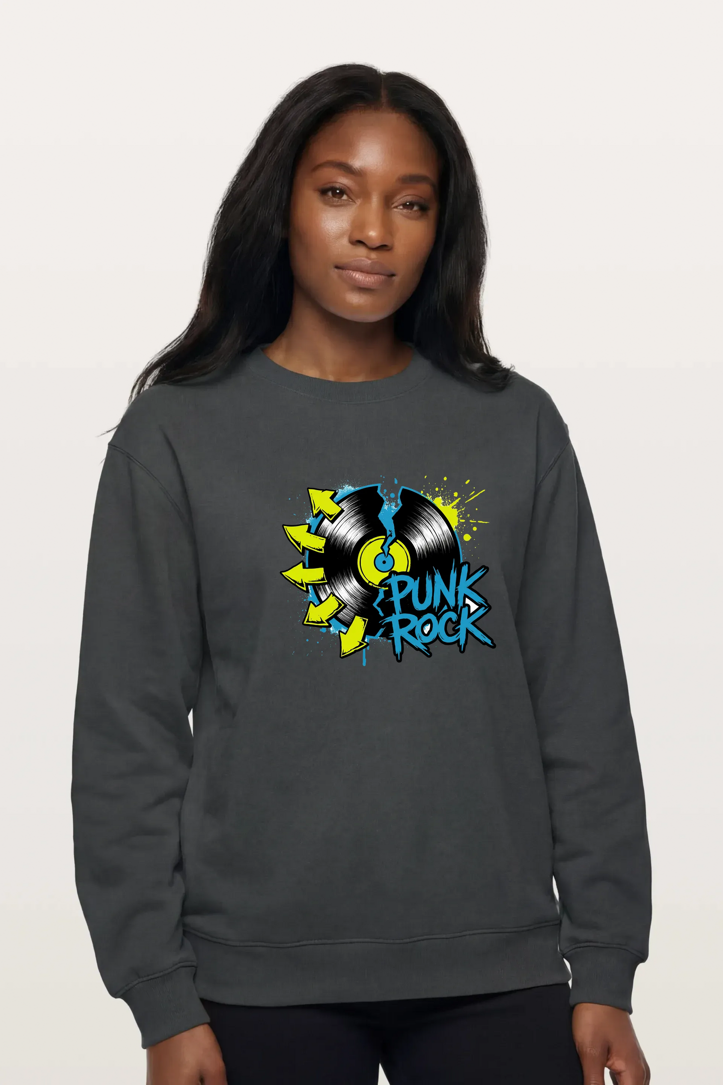 Punk Rock Vinyl Sweatshirts