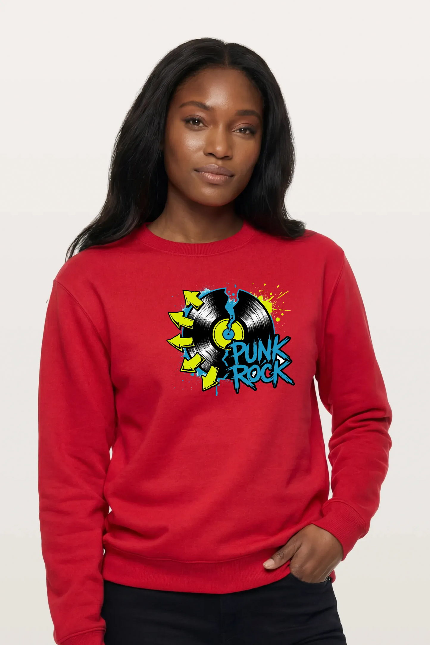 Punk Rock Vinyl Sweatshirts