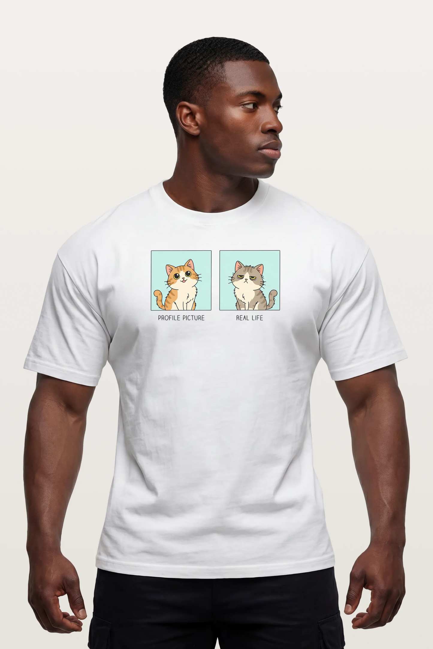 Profile vs Real  T-Shirts