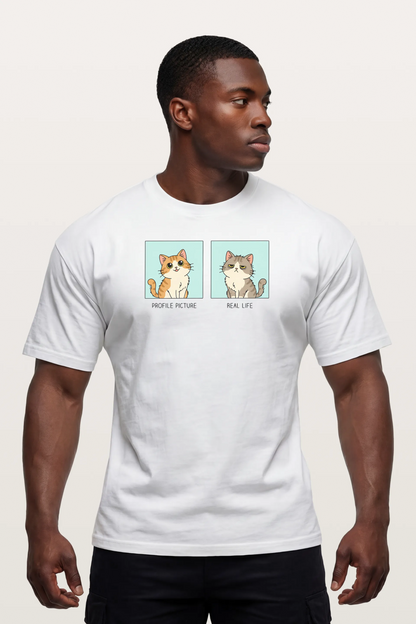 Profile vs Real  T-Shirts