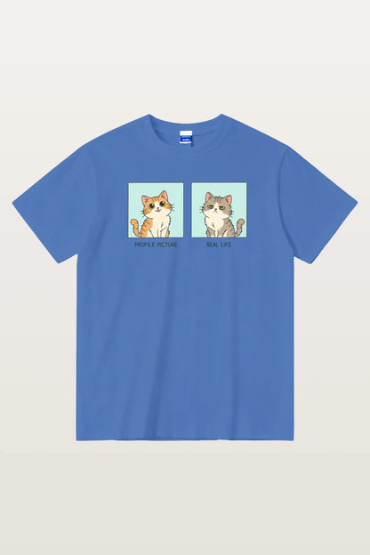 Profile vs Real  T-Shirts