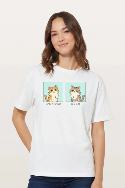 Profile vs Real  T-Shirts