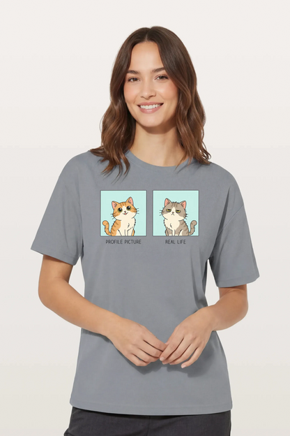 Profile vs Real  T-Shirts