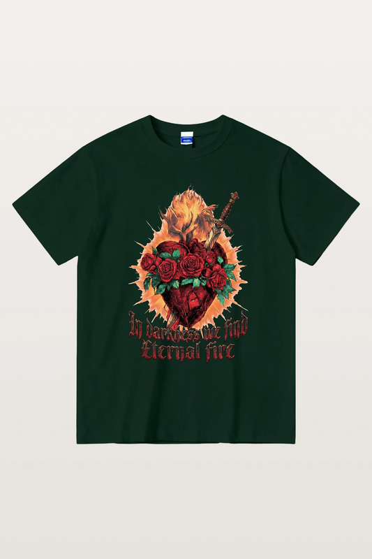 Eternal Fire Heart T-Shirts