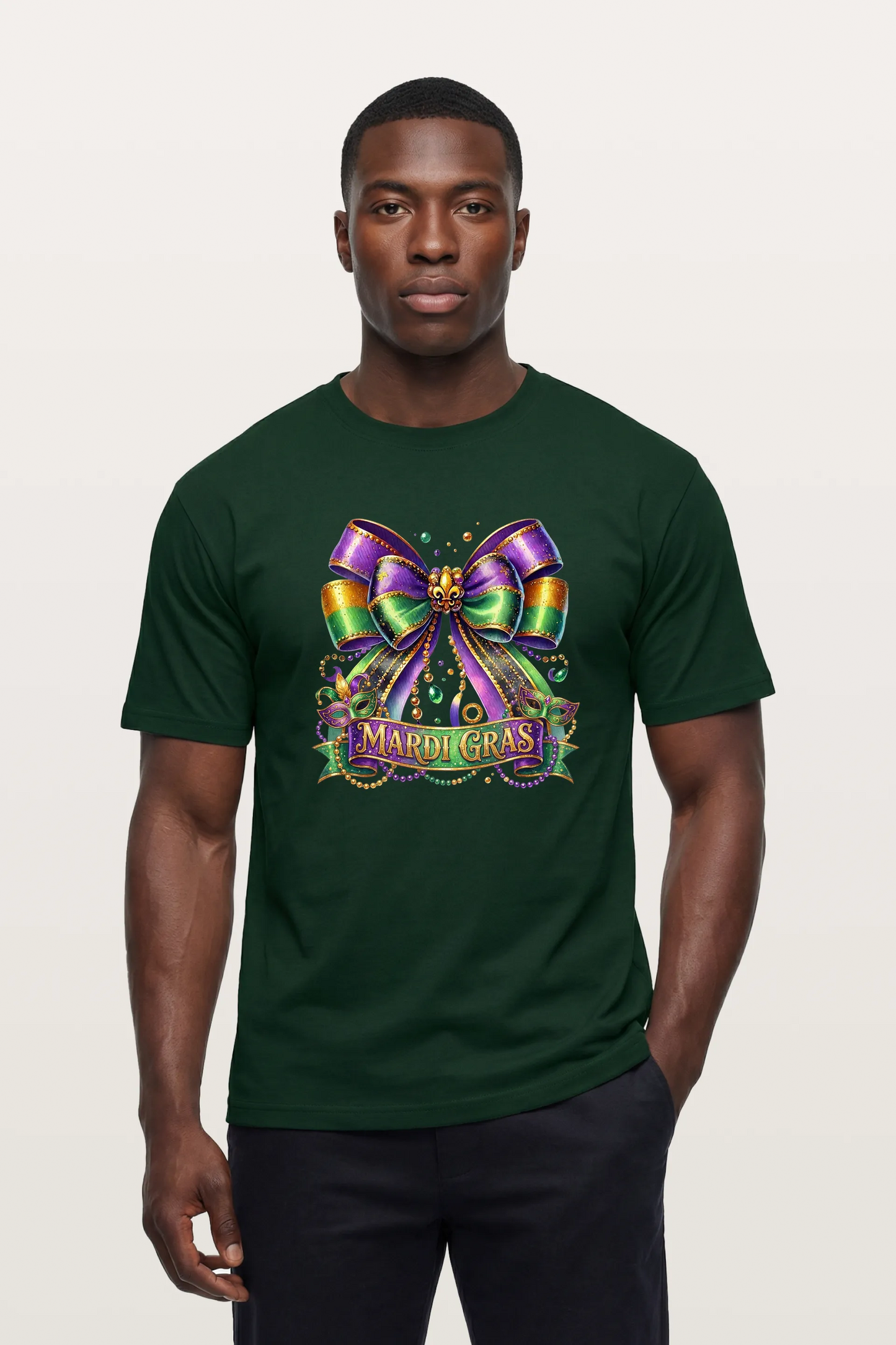 Mardi Gras Bow T-Shirts