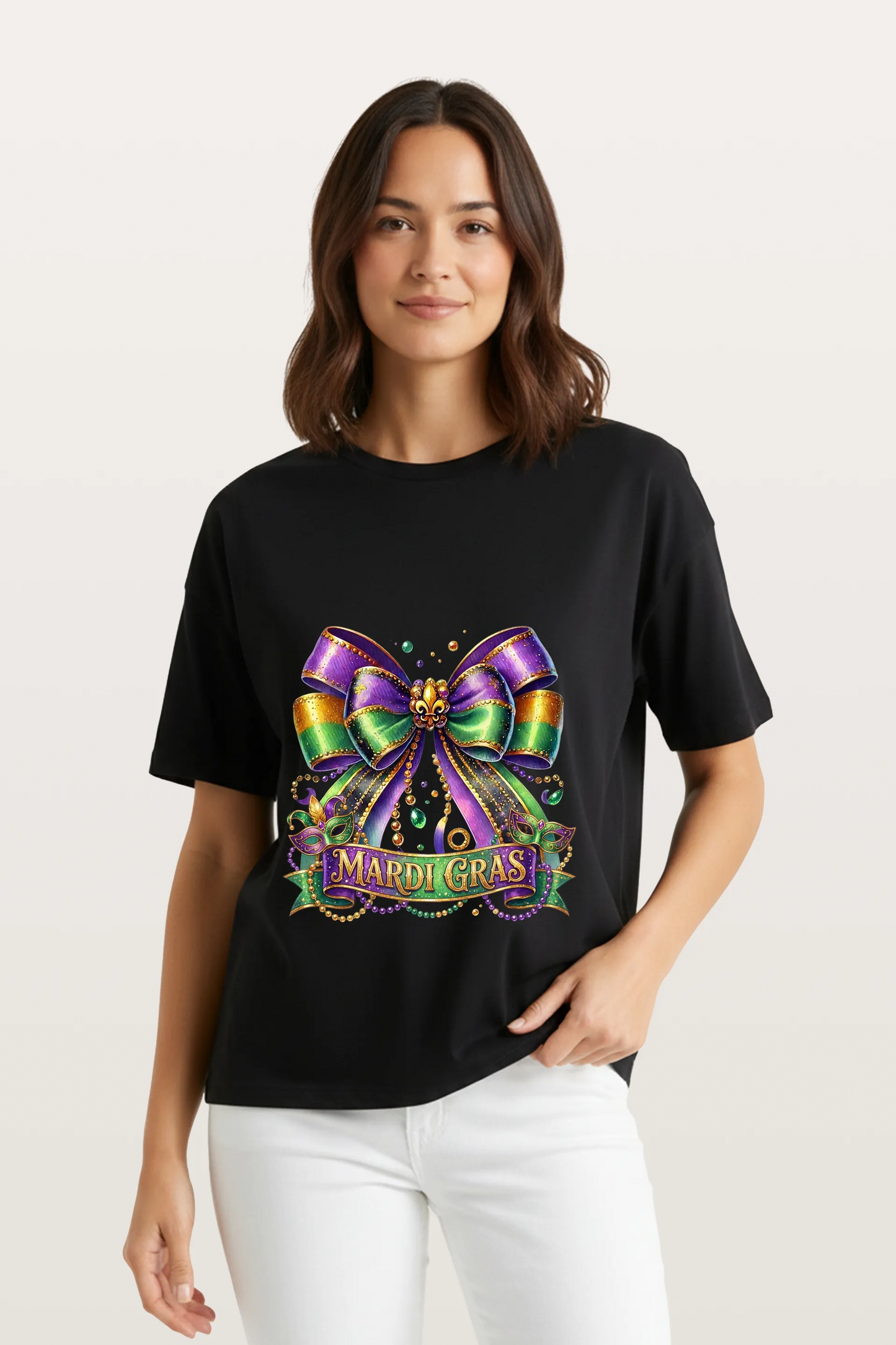Mardi Gras Bow T-Shirts