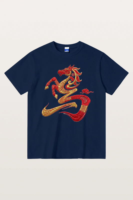 Elegant Horse Cotton T-shirt