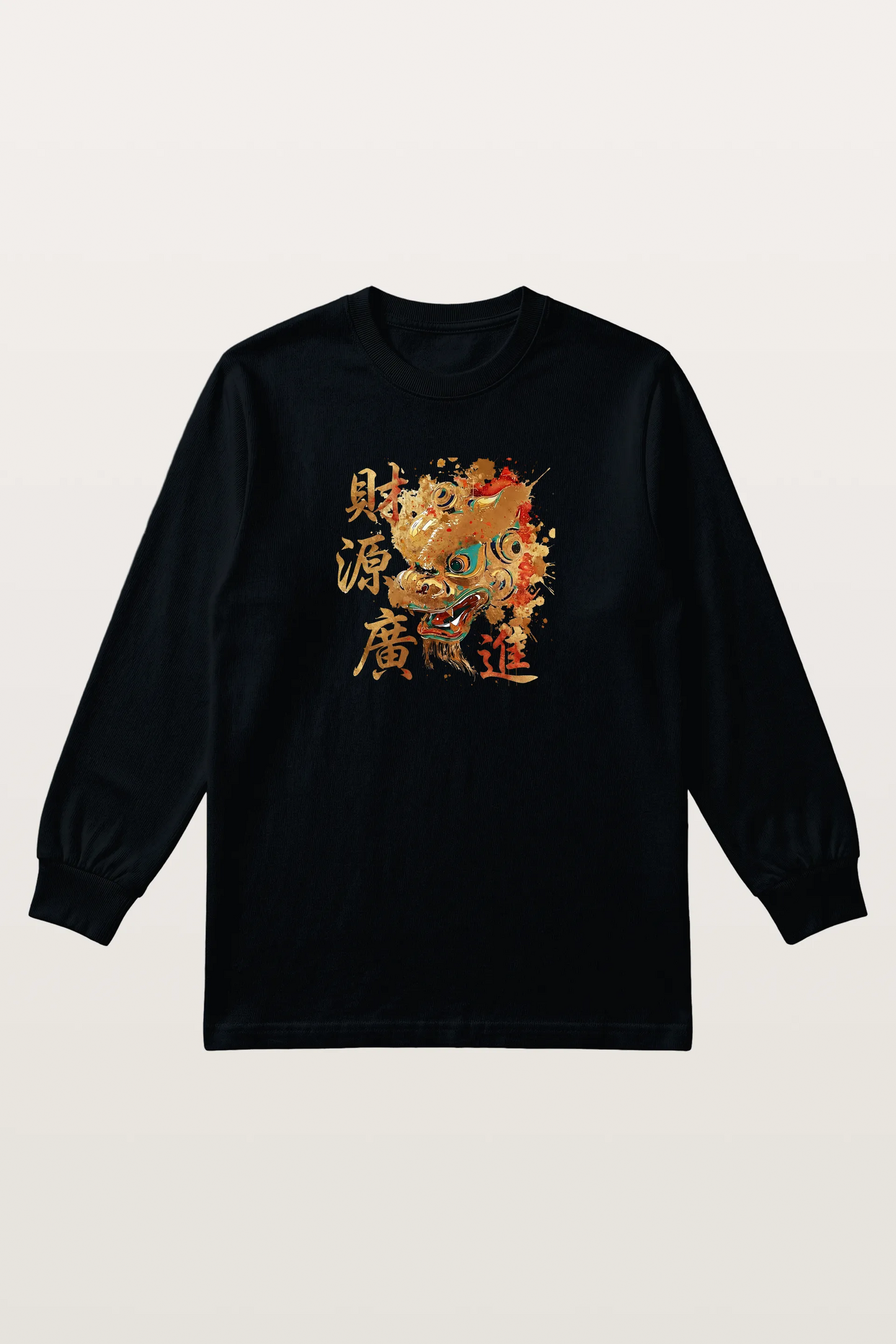 Wealth Lion Long sleeve T-shirt