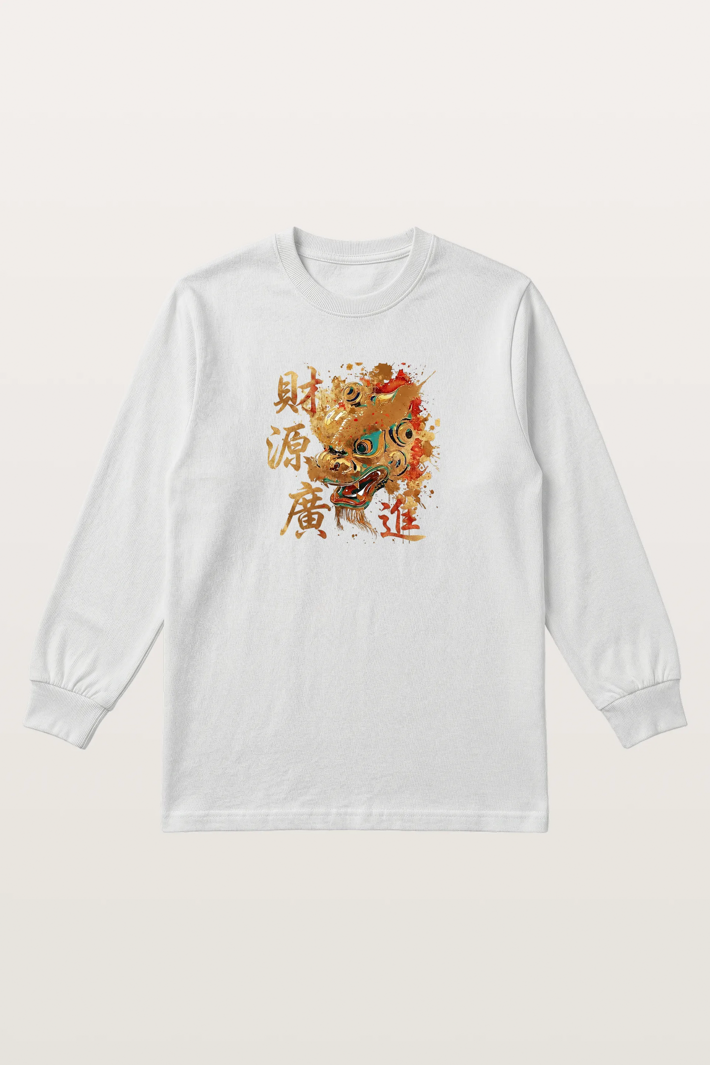 Wealth Lion Long sleeve T-shirt