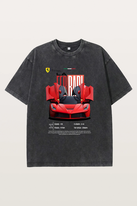 LaFerrari V12 Washed T-Shirts