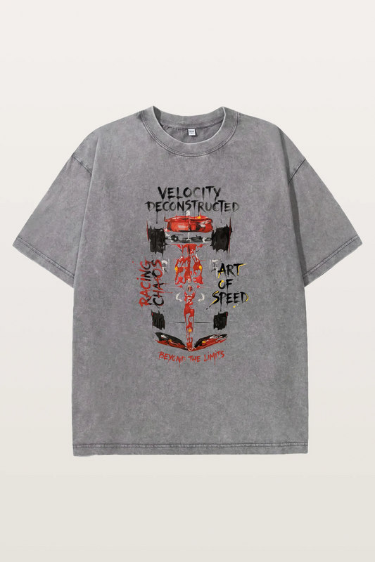 Deconstructed Velocity Washed T-Shirts
