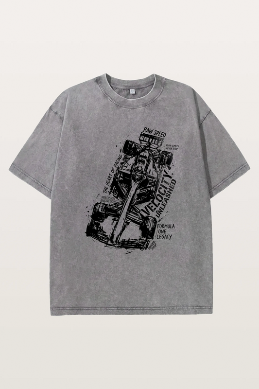 Raw Speed Unleashed Washed T-Shirts