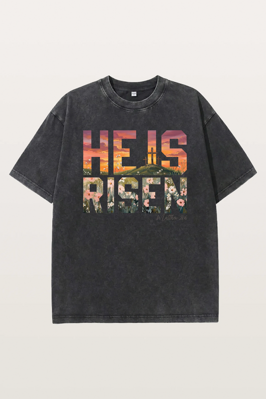 Floral Hope Washed T-Shirts