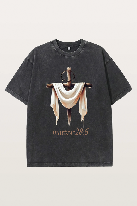 Resurrection Grace Washed T-Shirts