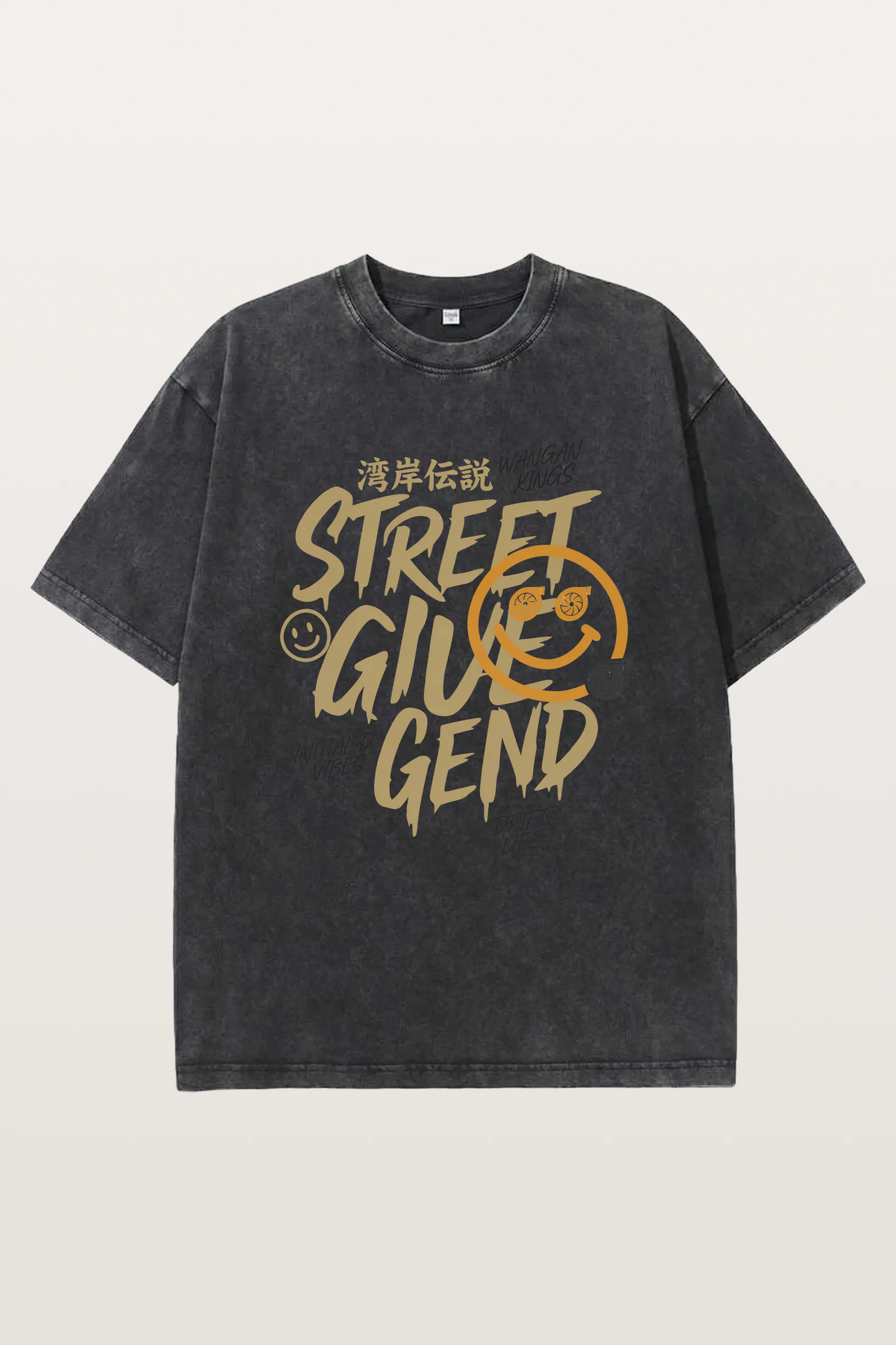 Street Glue Washed T-Shirts