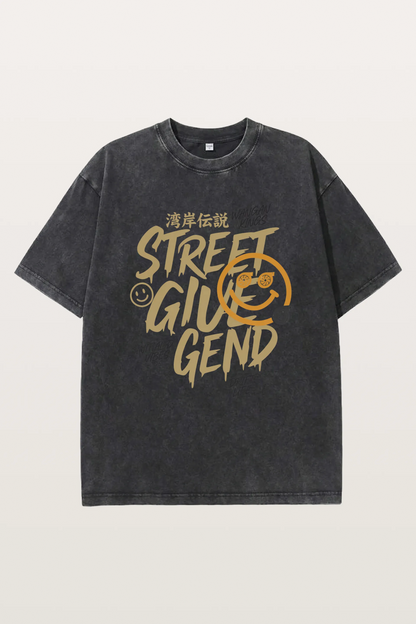 Street Glue Washed T-Shirts