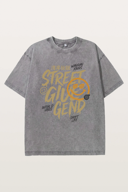 Street Glue Washed T-Shirts