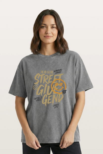 Street Glue Washed T-Shirts