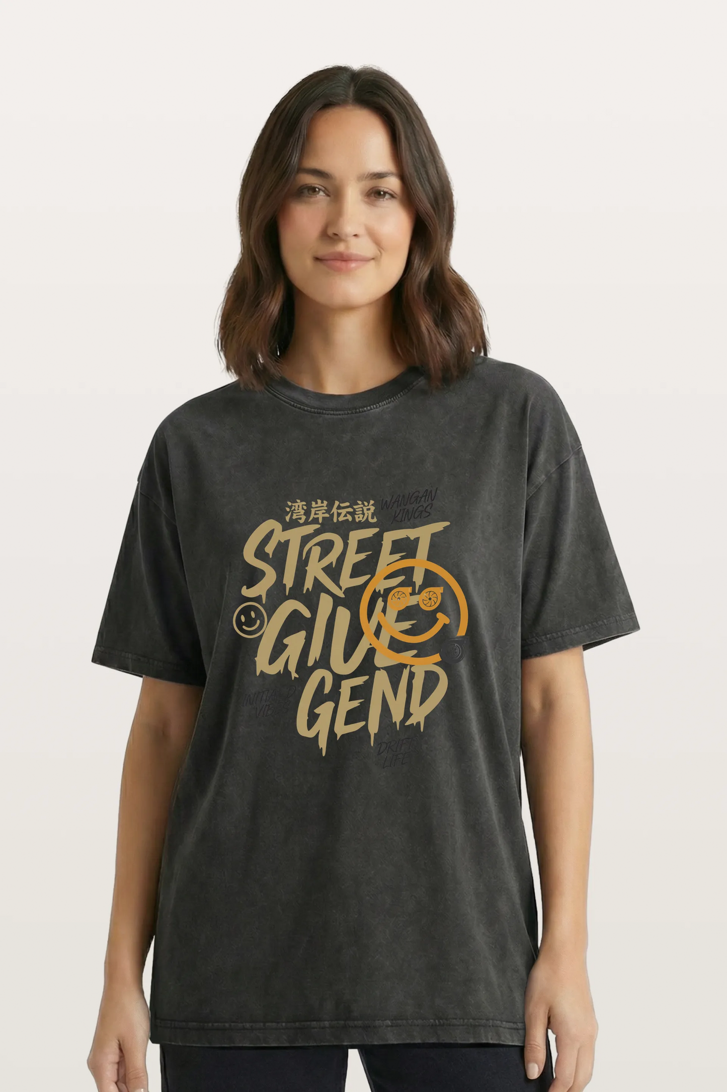 Street Glue Washed T-Shirts