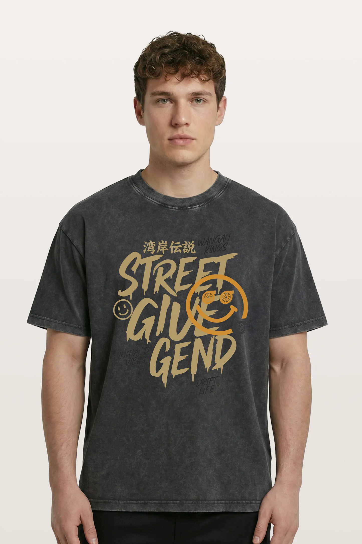 Street Glue Washed T-Shirts
