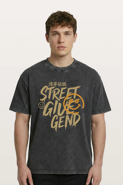 Street Glue Washed T-Shirts