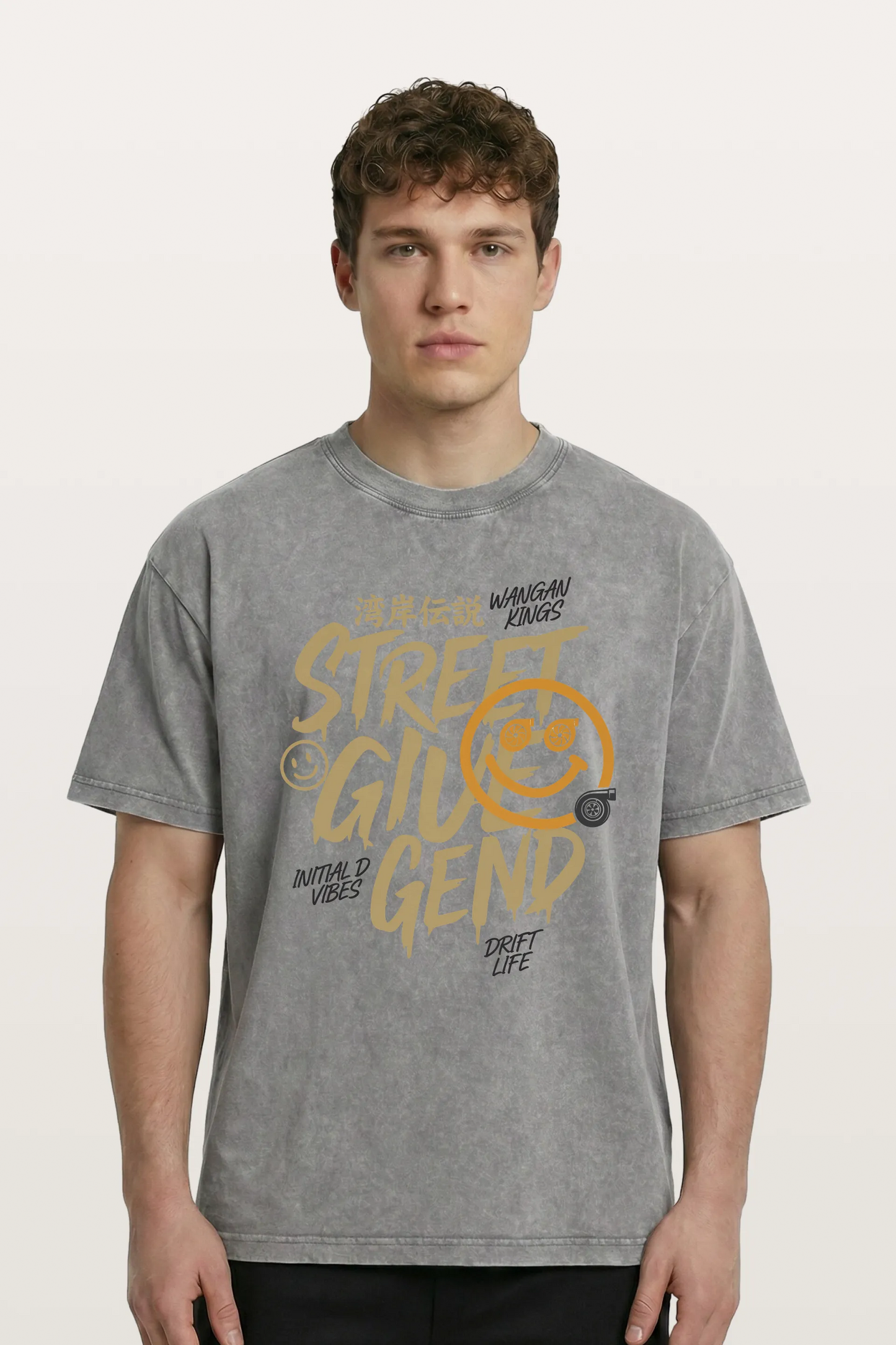 Street Glue Washed T-Shirts