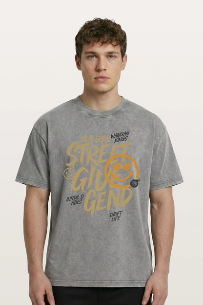 Street Glue Washed T-Shirts